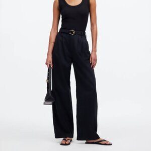 Madewell The Harlow Wide-Leg Pant, Black